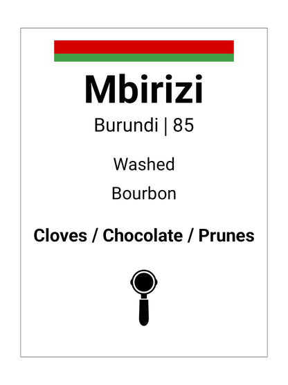 Burundi Mbirizi Coffee Beans