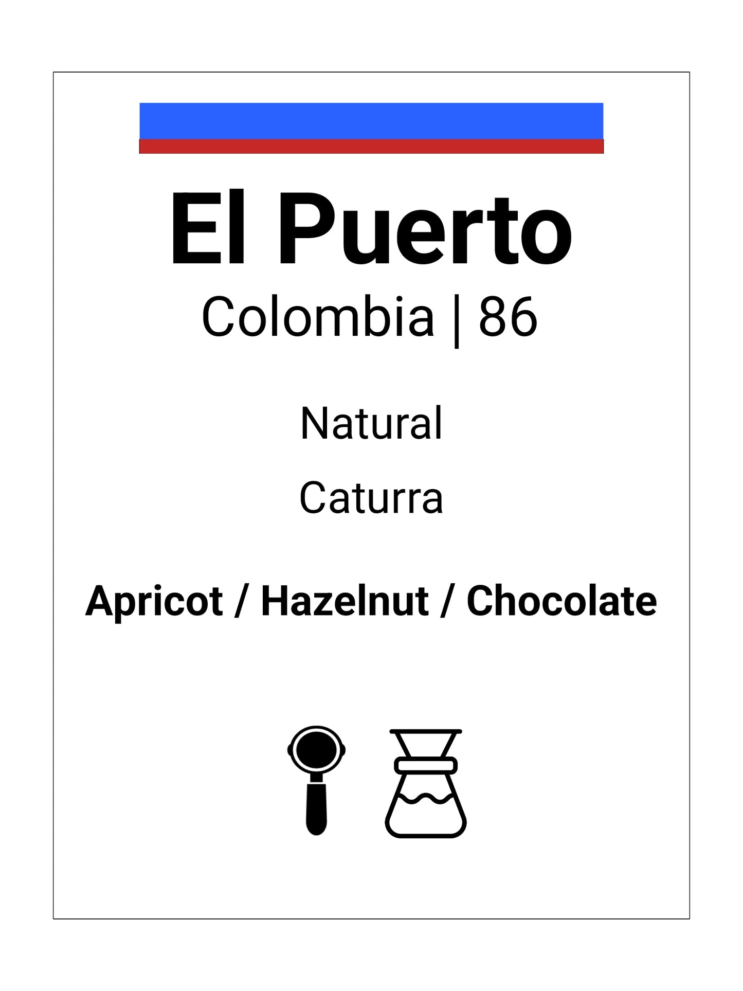 Colombia El Puerto Coffee Bean 